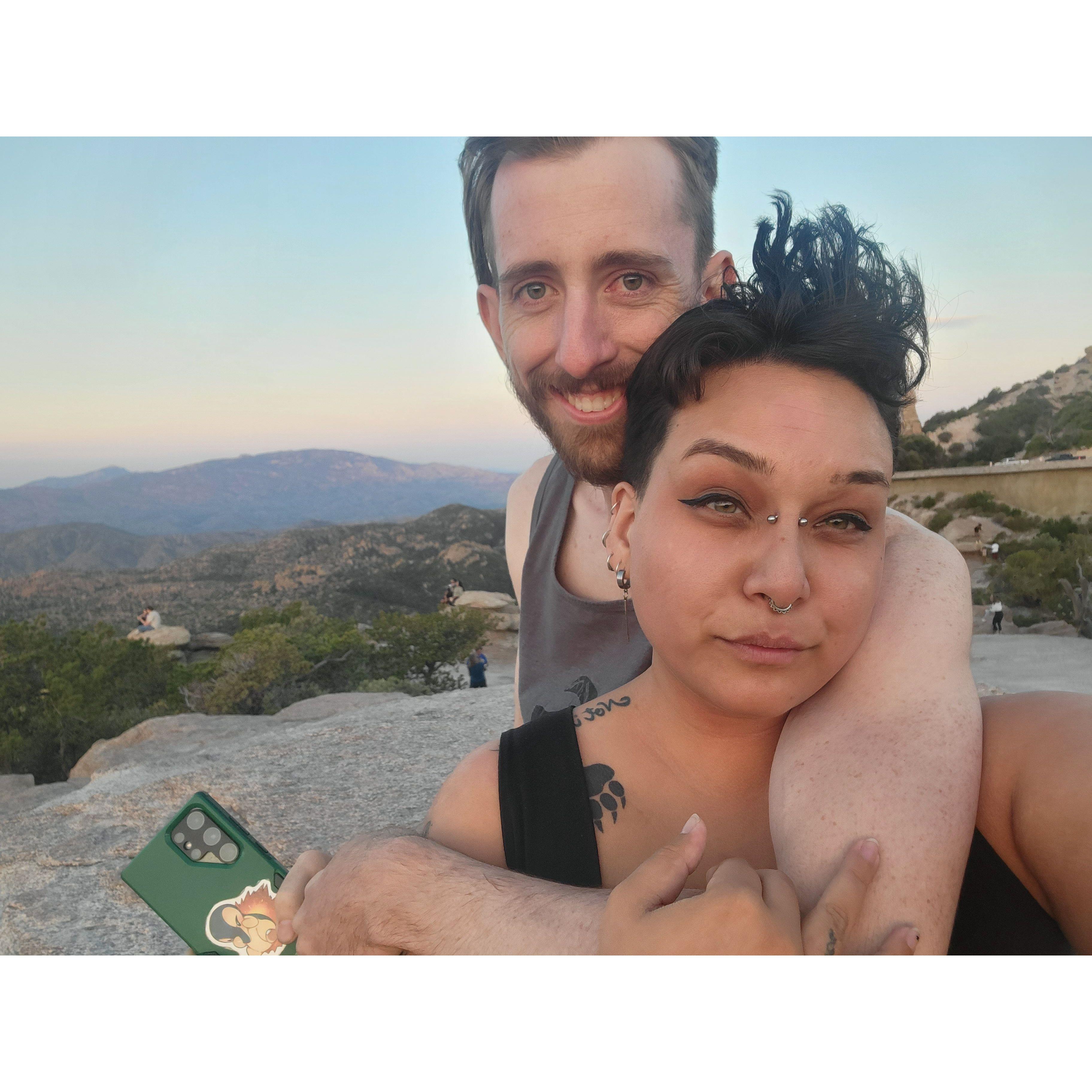 On top of Mount Lemmon