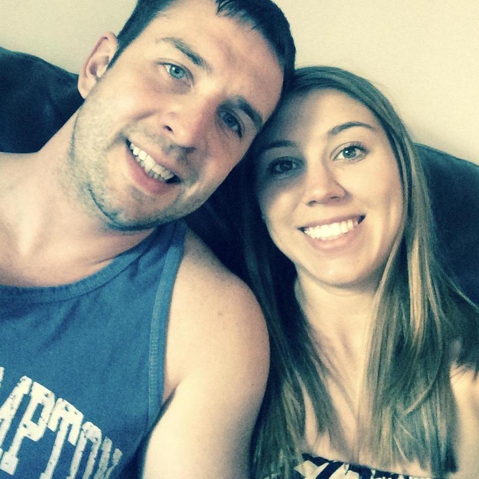When we moved into our first apartment together!