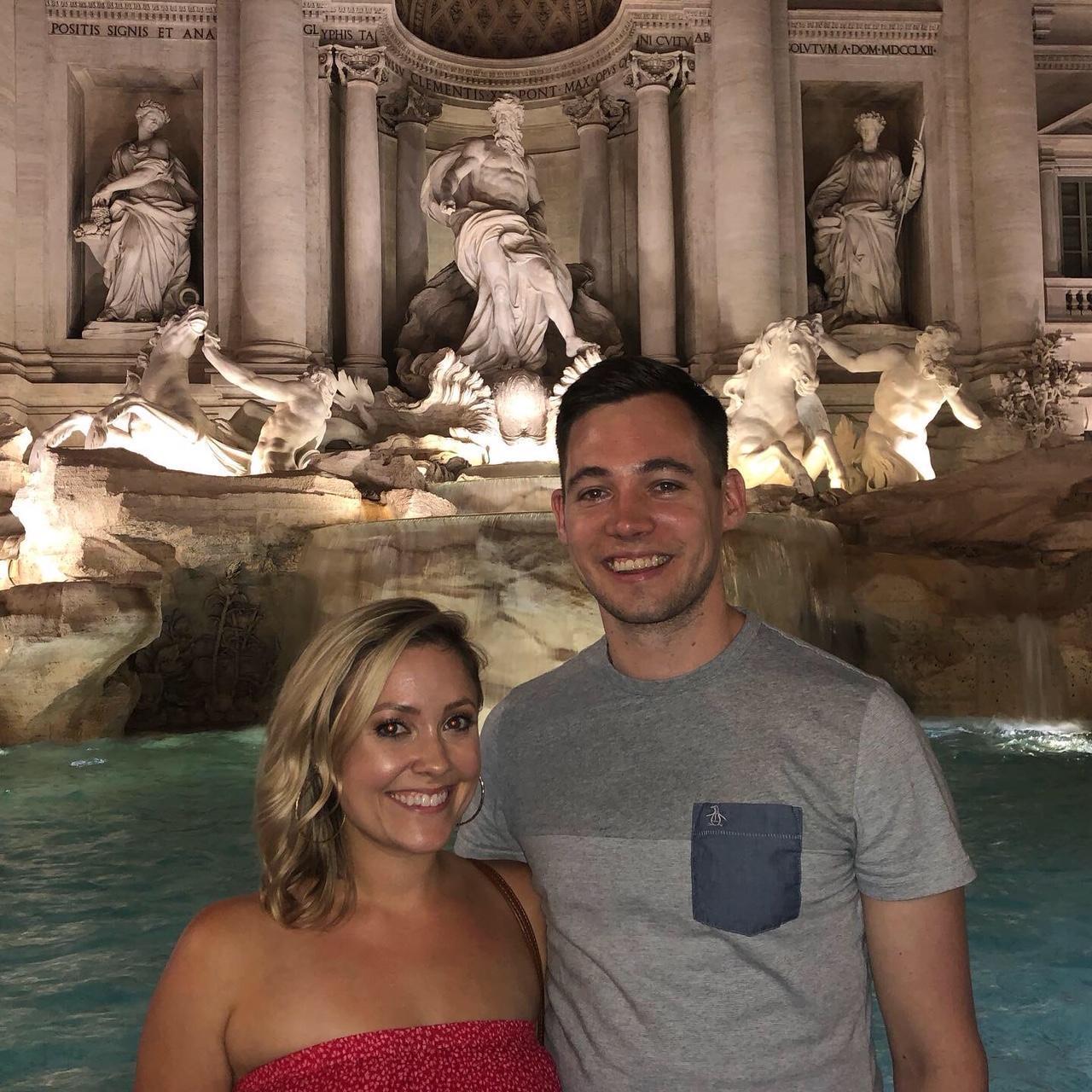 Trevvi Fountain in Rome