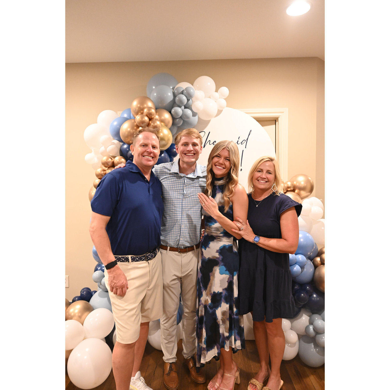 We wouldn't be where we are today without the love and support of our parents.