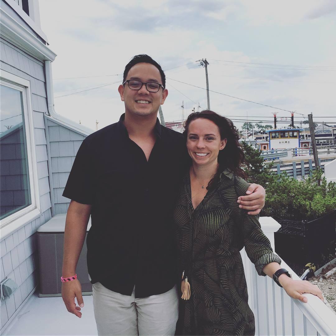 Summers visiting point pleasant with Matt's family