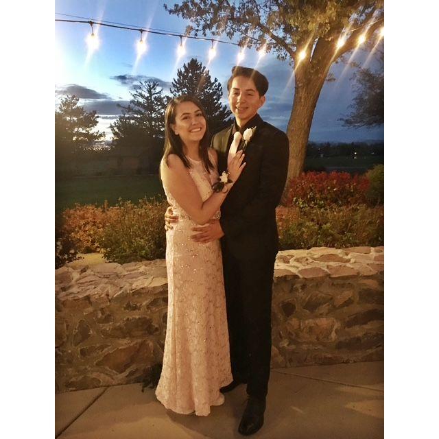 My senior prom together and got to take Eddie as my date.