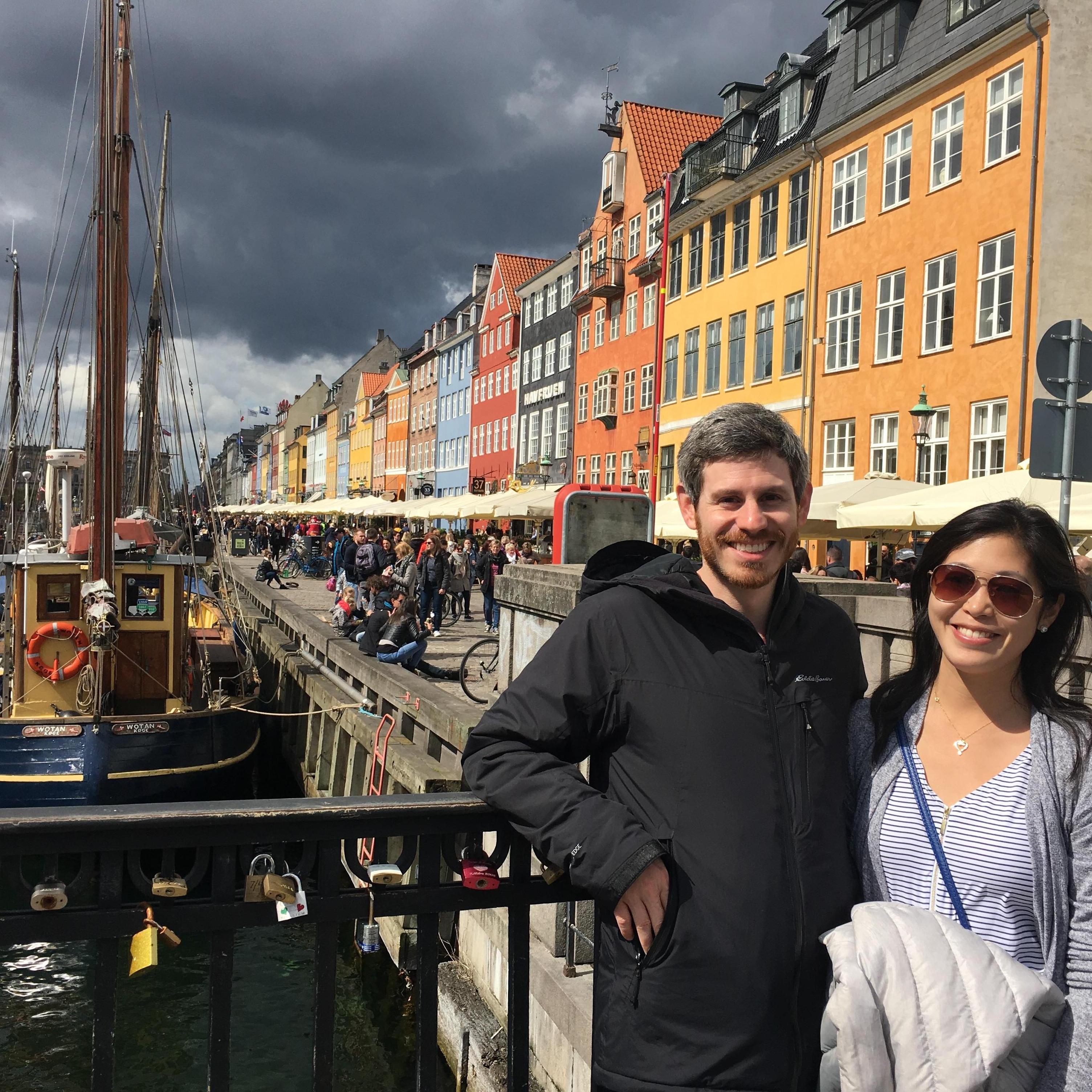 Visiting Nina in Copenhagen. Biked here too! April, 2018