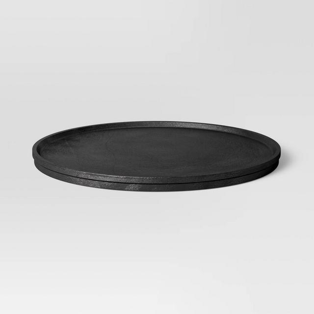 Cast Metal Round Tray - Threshold™