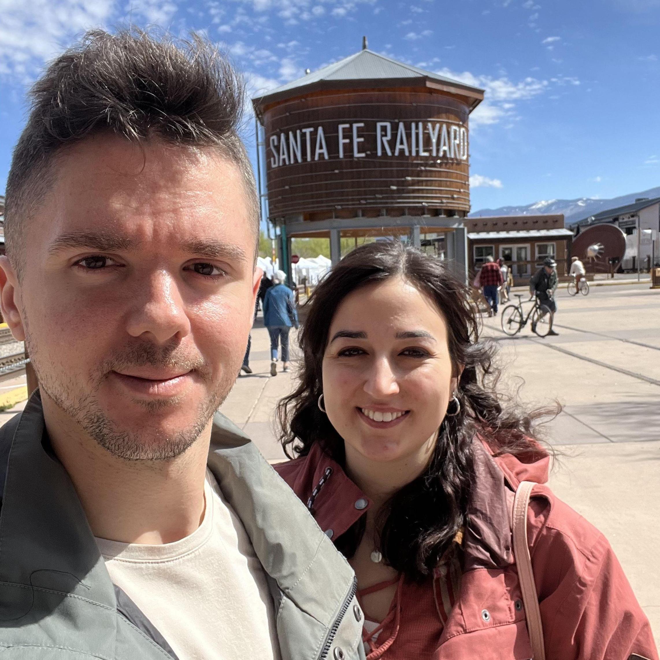 We took a trip to Santa Fe, New Mexico to celebrate Damir's new job in April 2024!