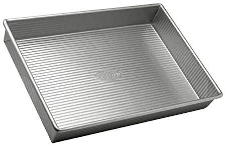 USA Pan Bakeware Rectangular Cake Pan, 9 x 13 inch, Nonstick & Quick Release Coating, Made in the USA from Aluminized Steel