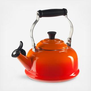 Whistling Steel Kettle with Porcelain Enamel Finish