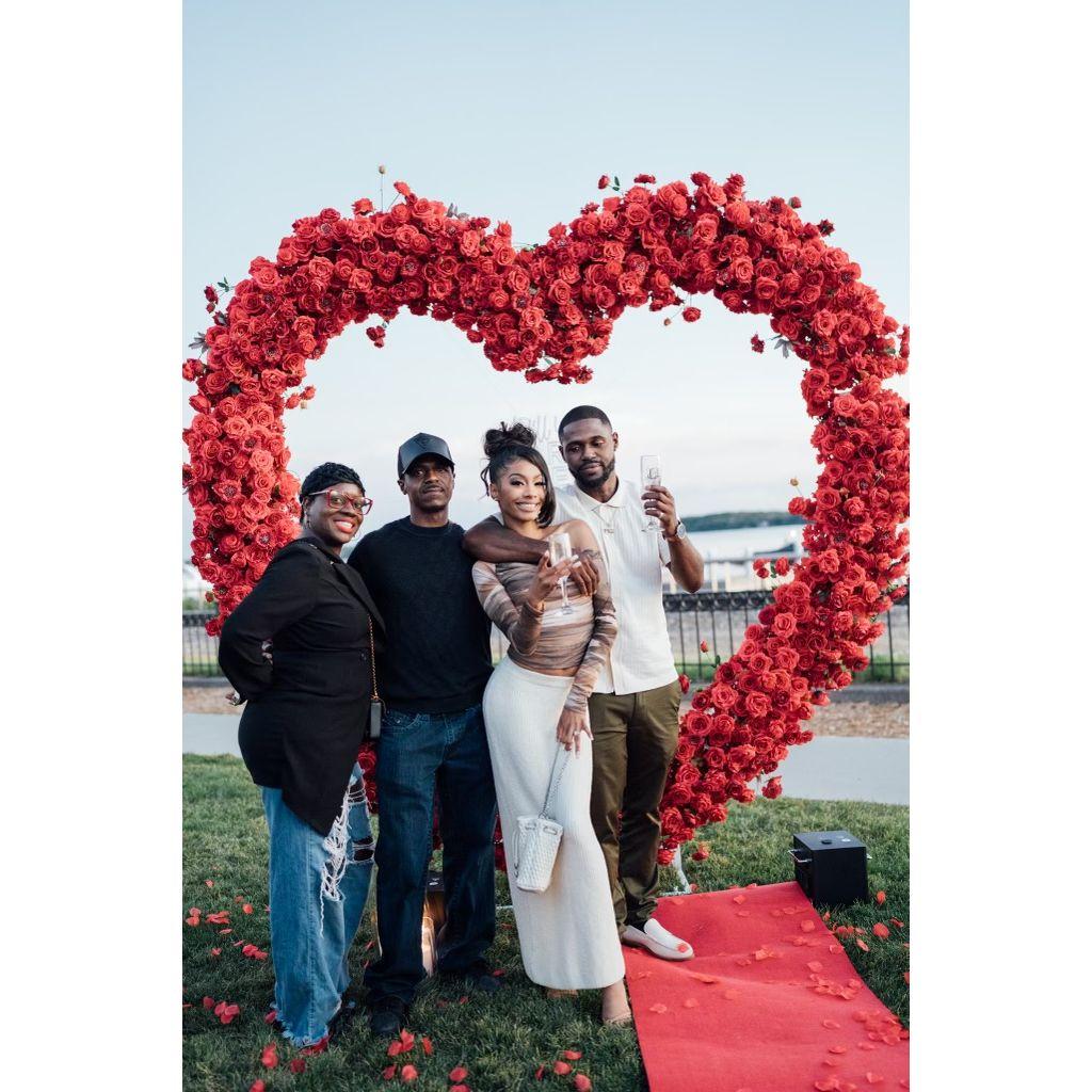 Us with Tres father and beautiful wife