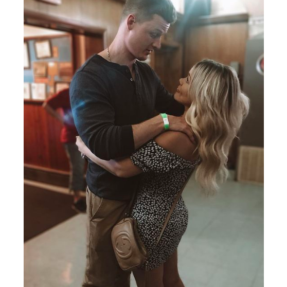 As crazy as it sounds, the first time we said "I love you" was actually caught on camera... inside of the Bellefonte VFW.