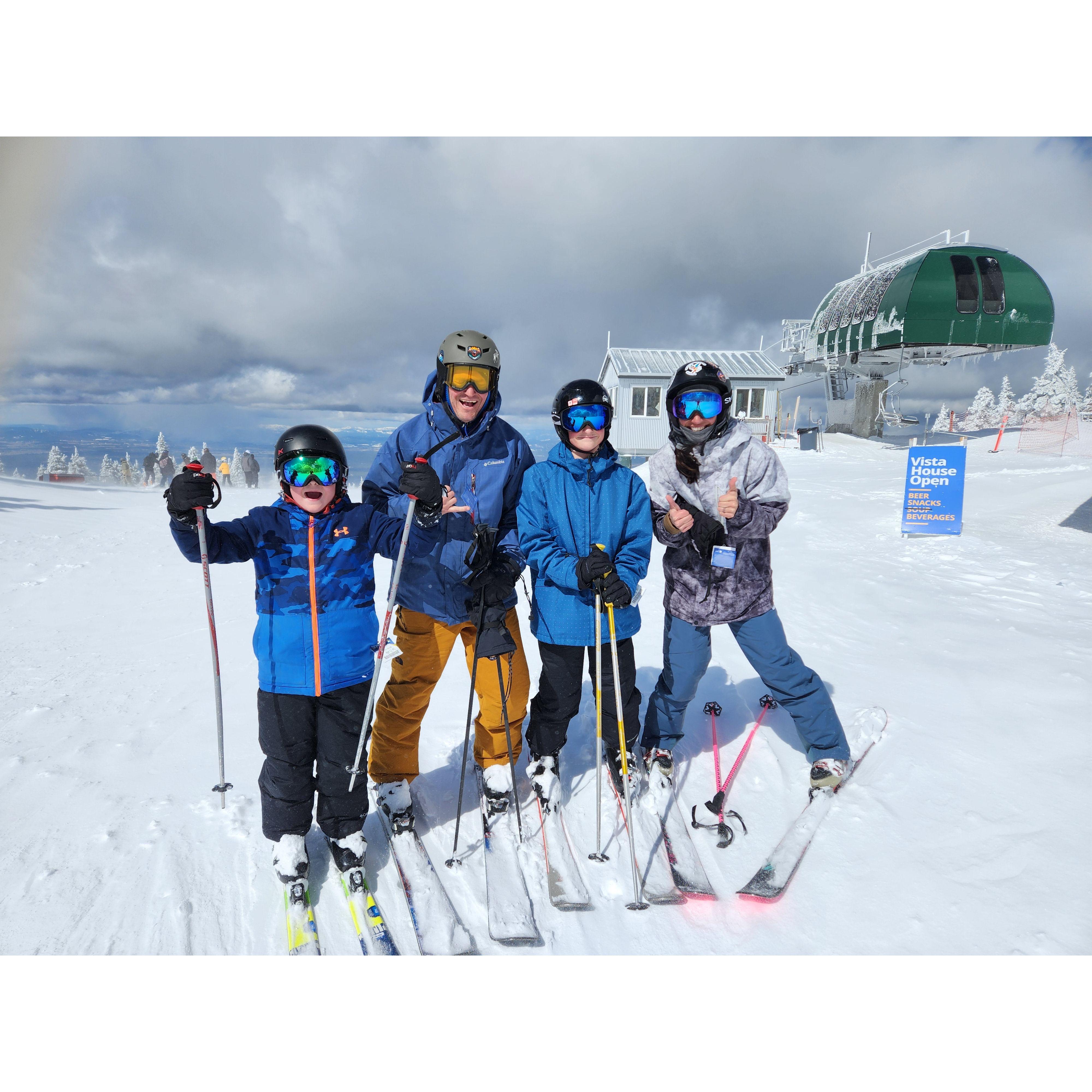 First ski trip w/ the kids