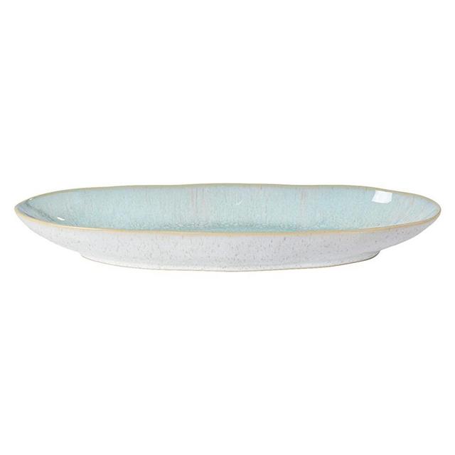 Casafina, Eivissa collection, Stoneware Serveware, Oval platter, sea blue, 16''