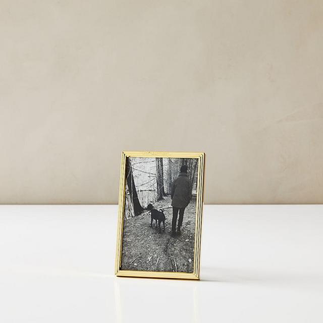 Slim Metal Frame, Gold, 4"x6"