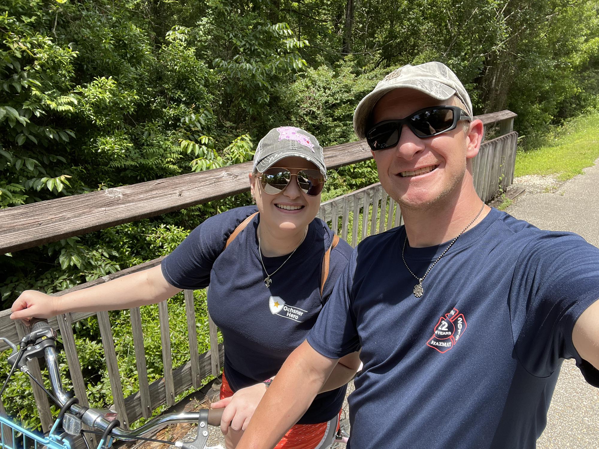 Bike Riding on the Trace all the way to Abita Springs