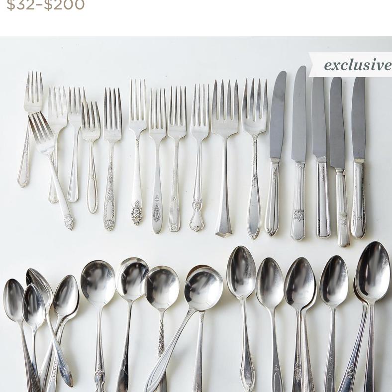 Vintage Silver-Plated Eclectic Flatware