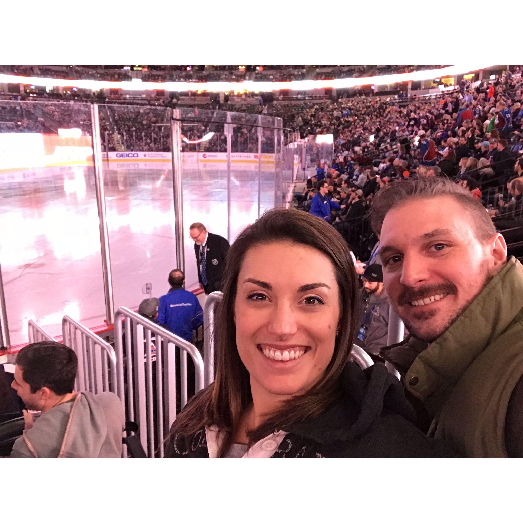 First (and only?) Avalanche game! Go Avs Go!