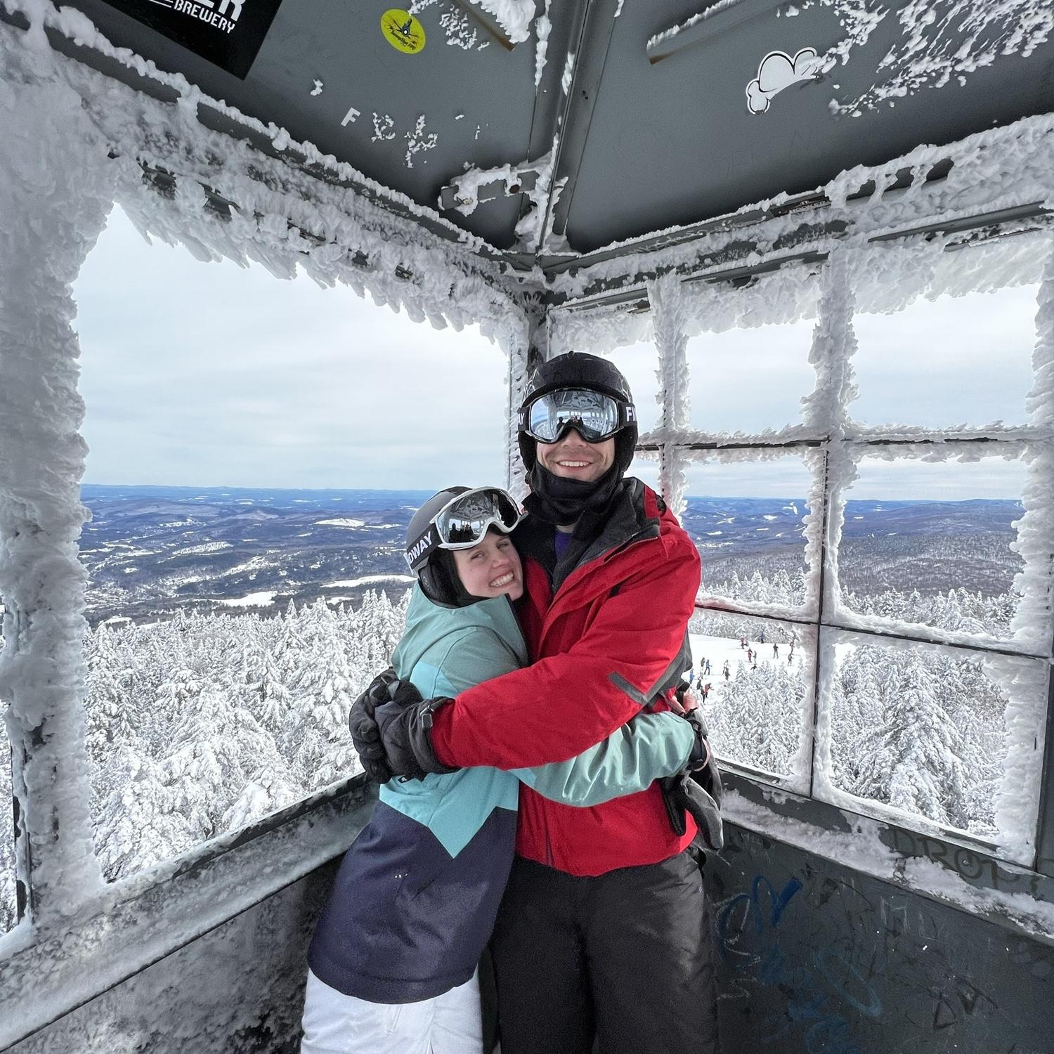 During the winters, Jon and Juliet love to get up to the mountains as much as possible to ski!