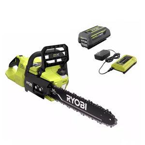 RYOBI 40V HP Brushless 14 in. Battery Chainsaw with 4.0 Ah Battery and Charger