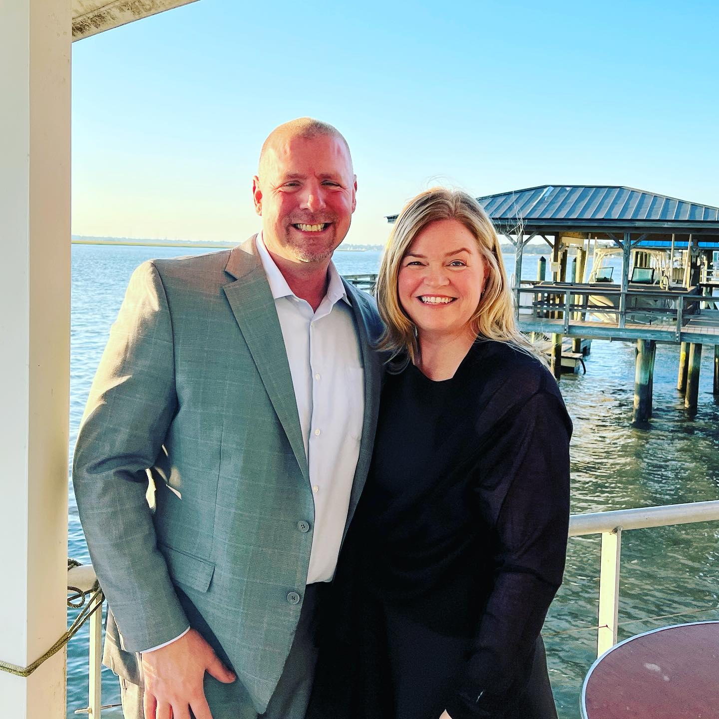 In Savannah Georgia at Jen's cousin's wedding!