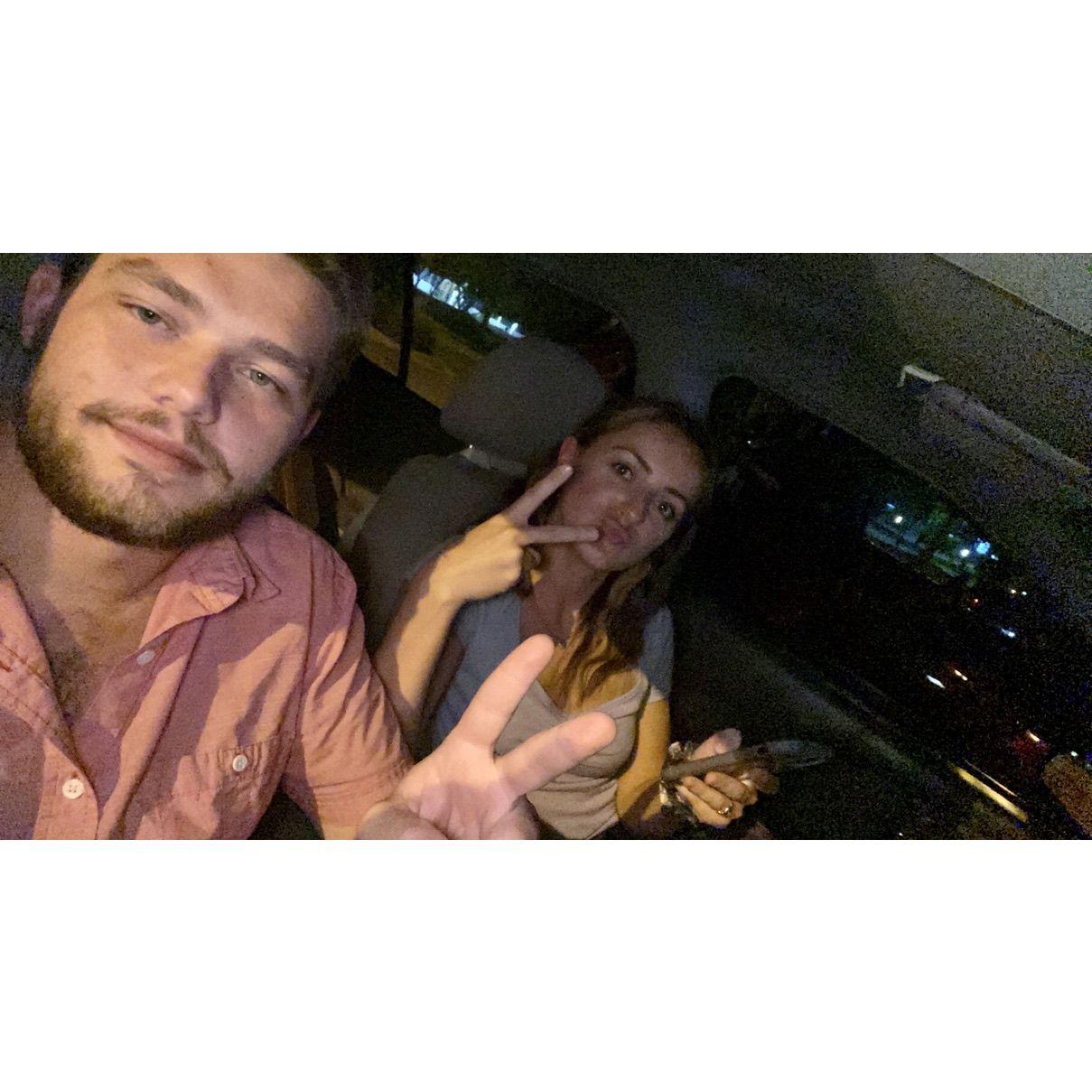 Out first picture together on our first date!