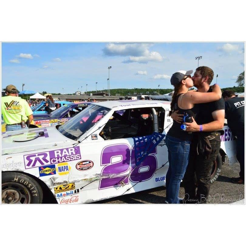 Right after John drove his first race car!
~2014