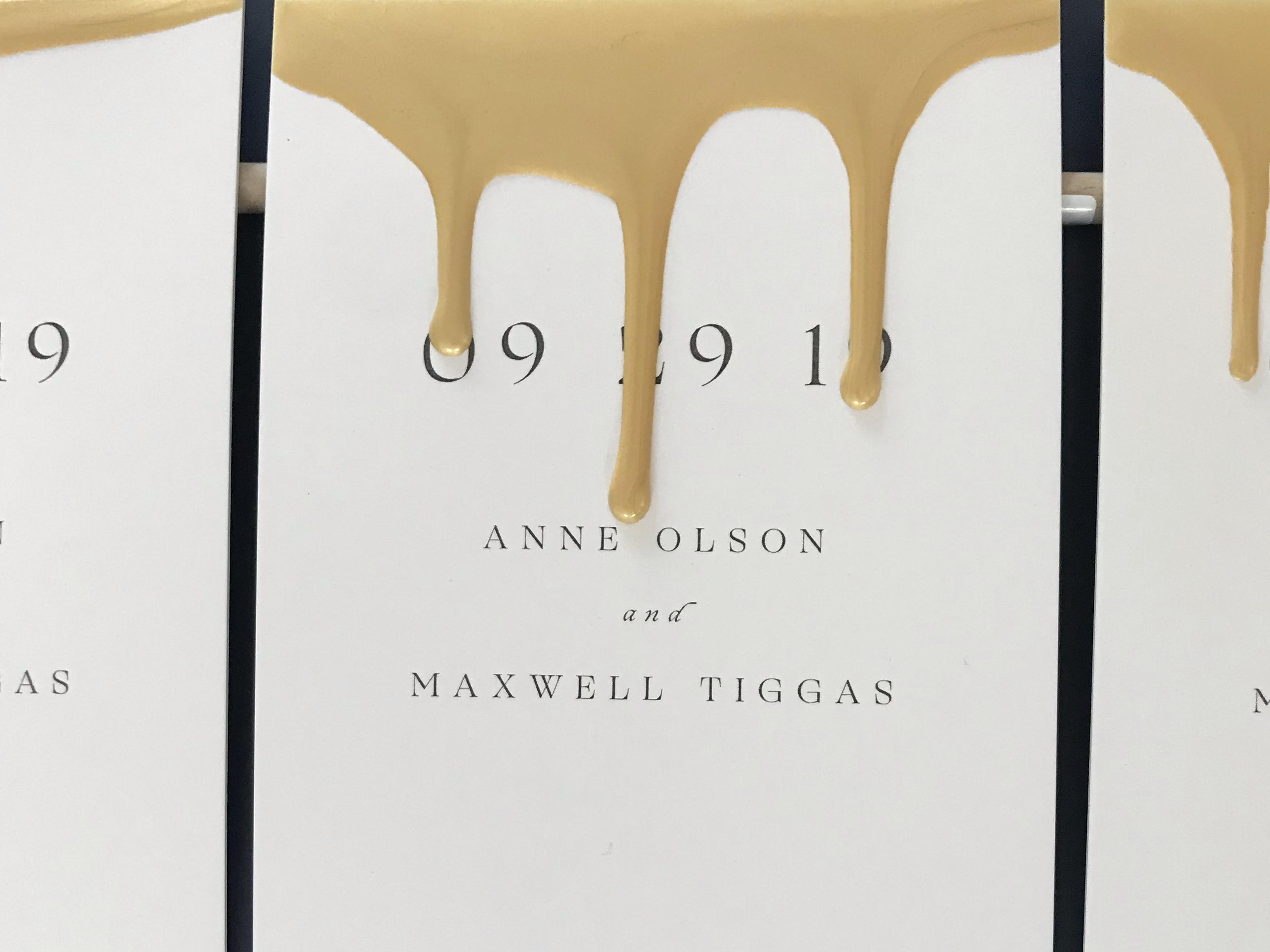 The Wedding Website of anne olson and maxwell tiggas