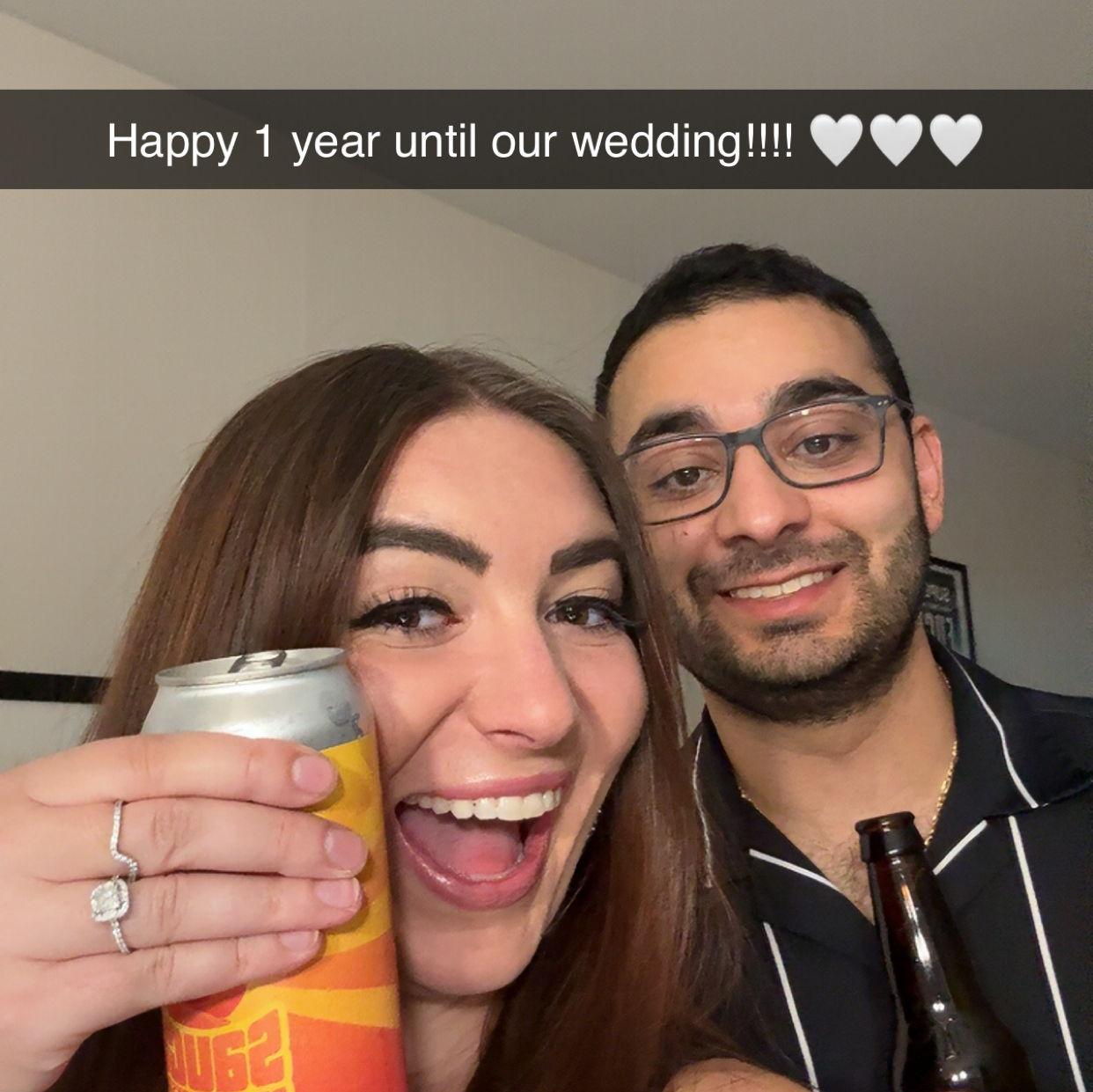 10/03/2025: 1 year until our wedding!