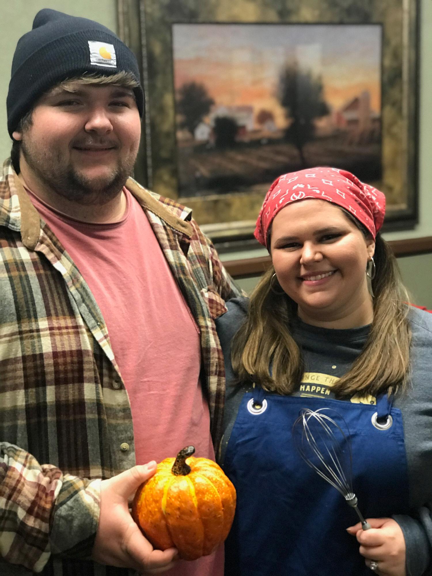 This was Collegiate FFA’s Halloween party in 2018. We dressed up as Jackson and Sookie from Gilmore Girls.