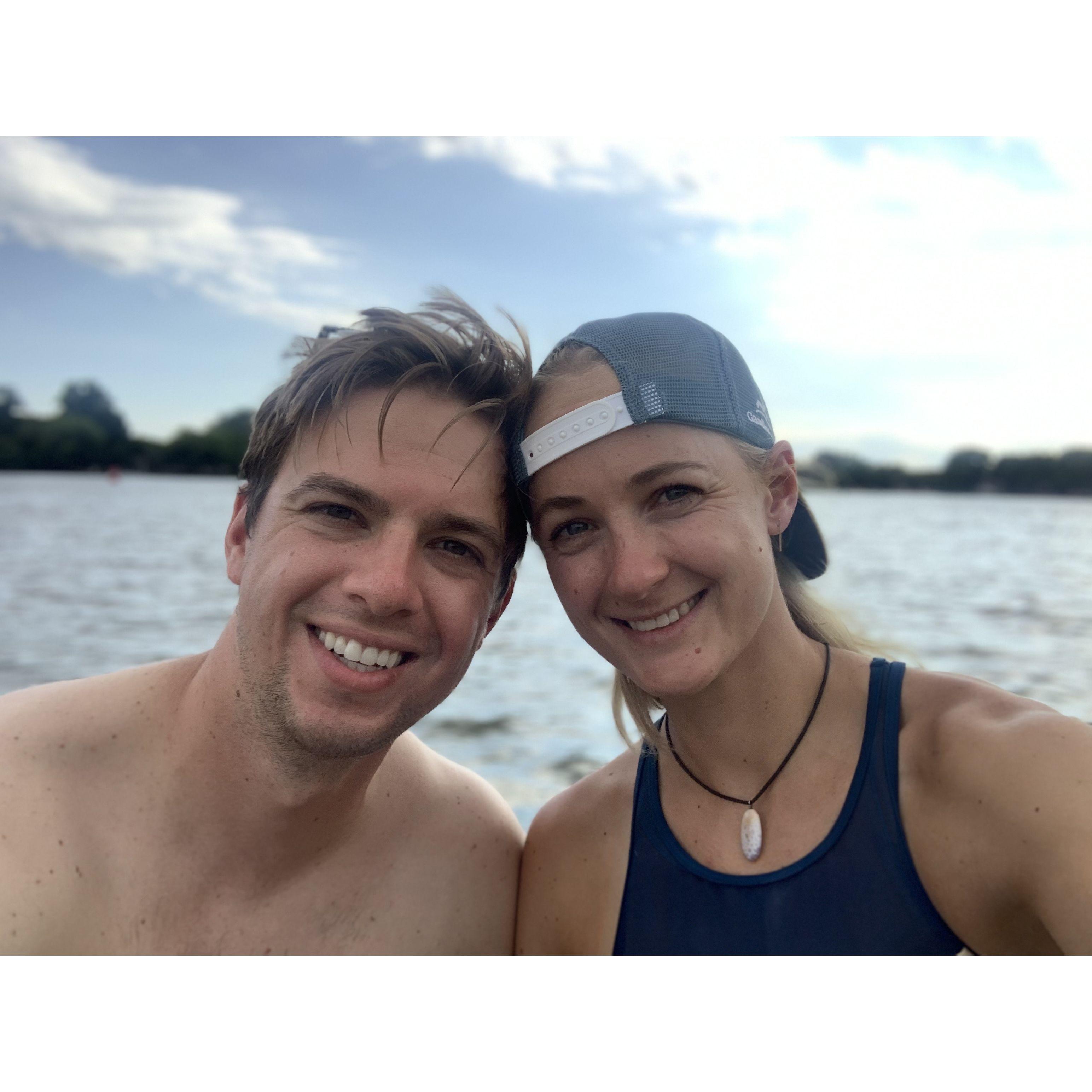 Paddleboarding in Appleton, WI on Lake Winnebago