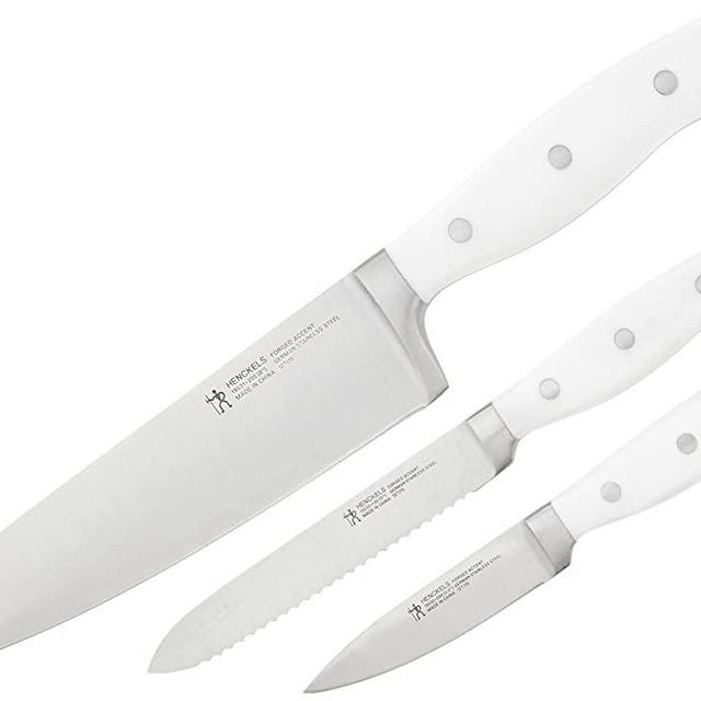 HENCKELS Forged Accent 3-pc Starter Set - White Handle