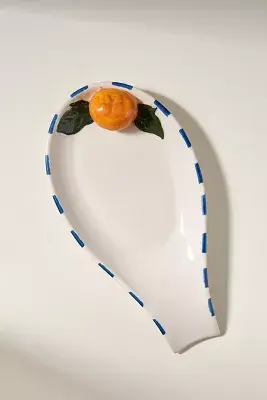 Valencia Stoneware Spoon Rest