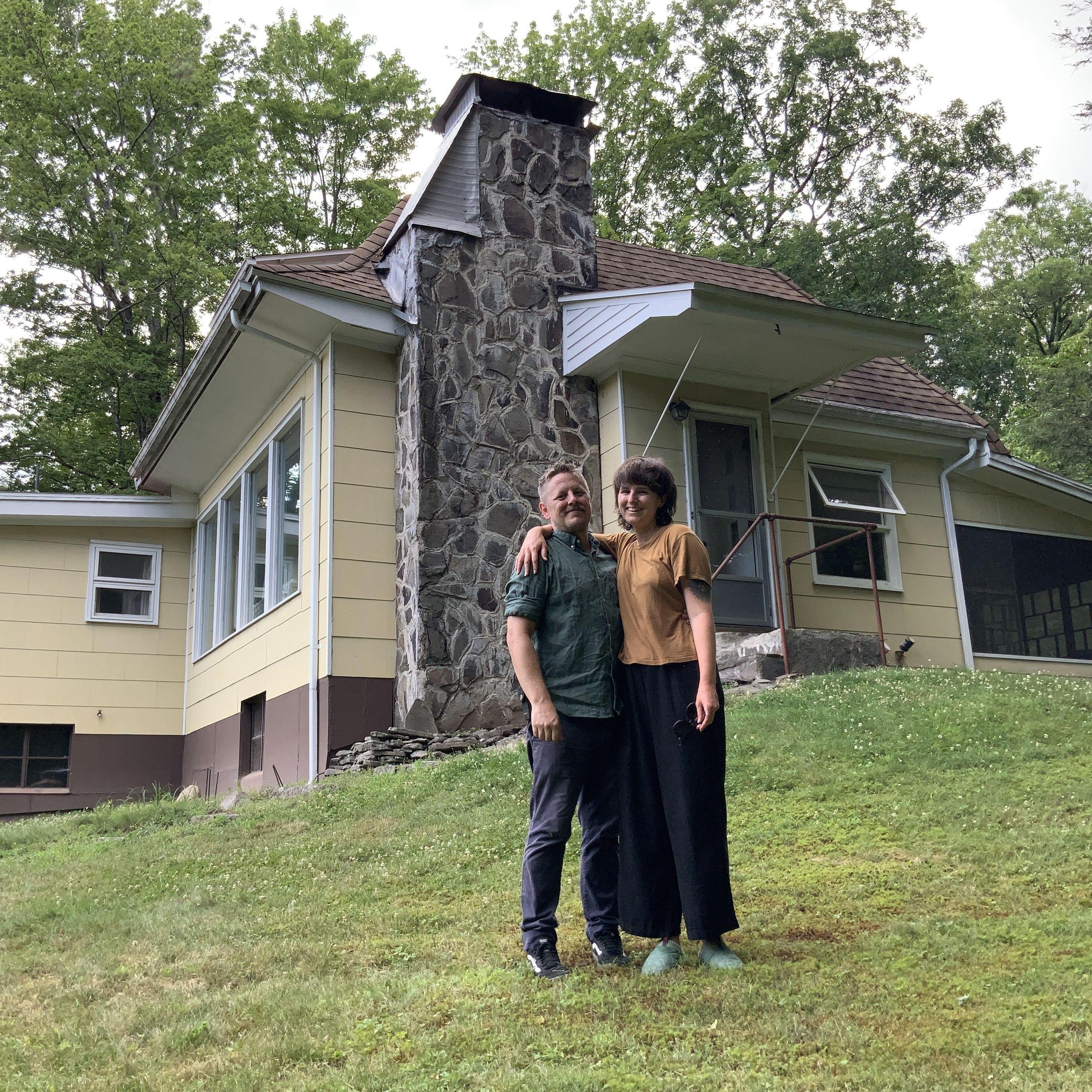 The day we bought our house in Shokan, NY!