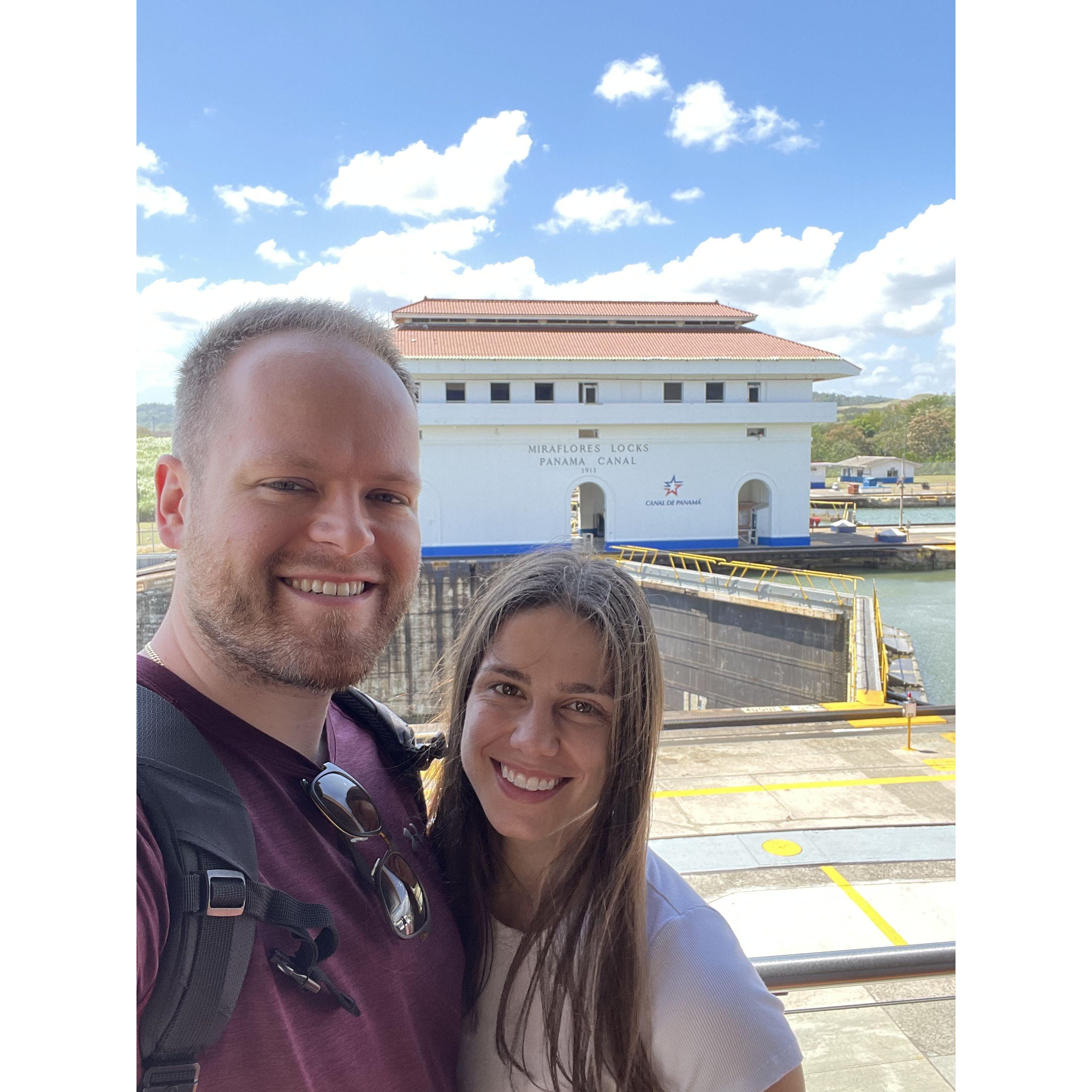 Checked off a bucket list item seeing the Panama Canal at the Miraflores Locks in Panama