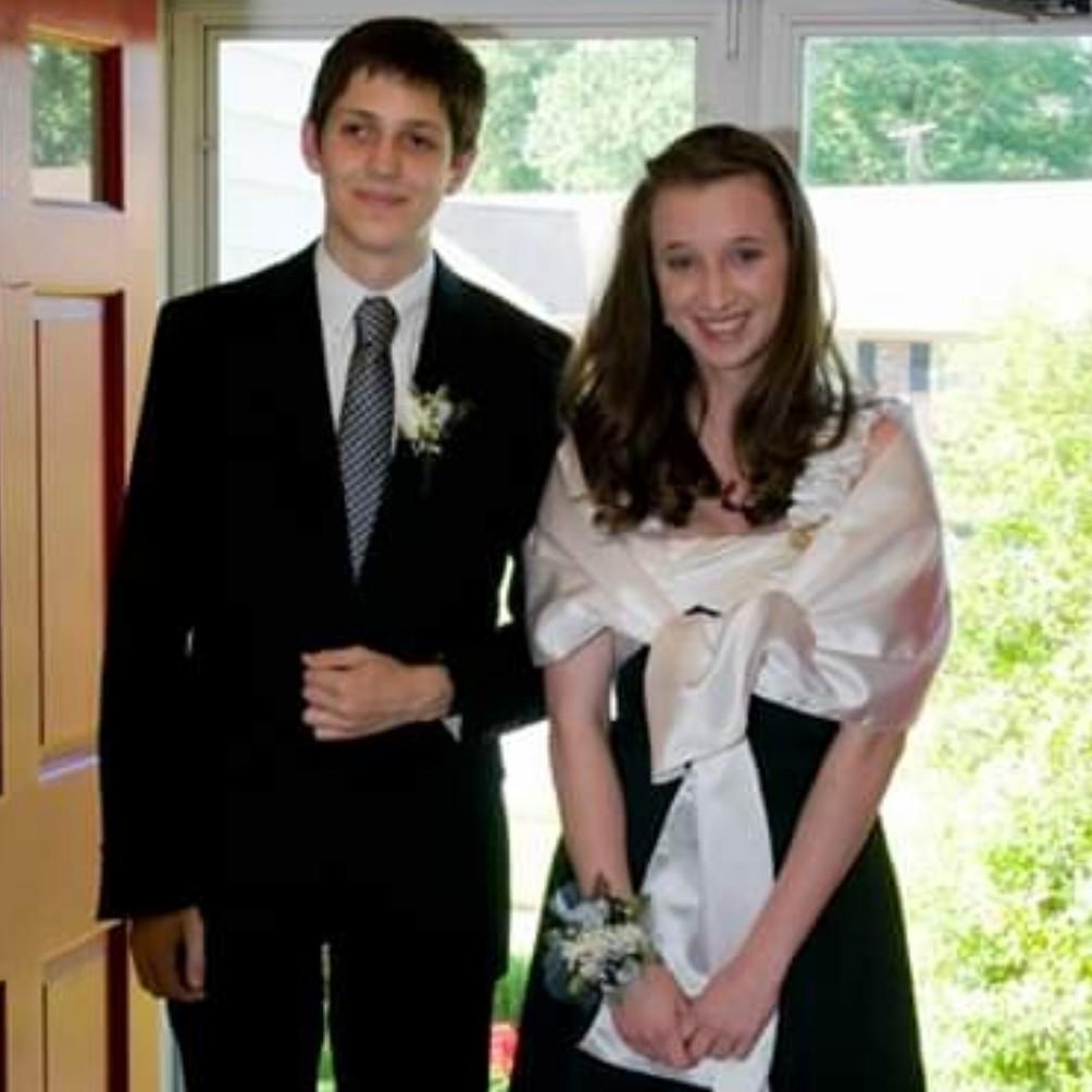 Our first prom together!