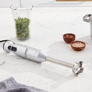 Cuisinart Hand Blender, Smart Stick 2-Speed Hand Blender- Powerful & Easy to Use Stick Immersion Blender-for-Shakes, Smoothies, Puree, Baby Food, Soups & Sauces, Silver, CSB-175SVP1