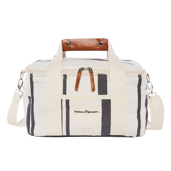 The Premium Cooler Bag - Vintage Black Stripe