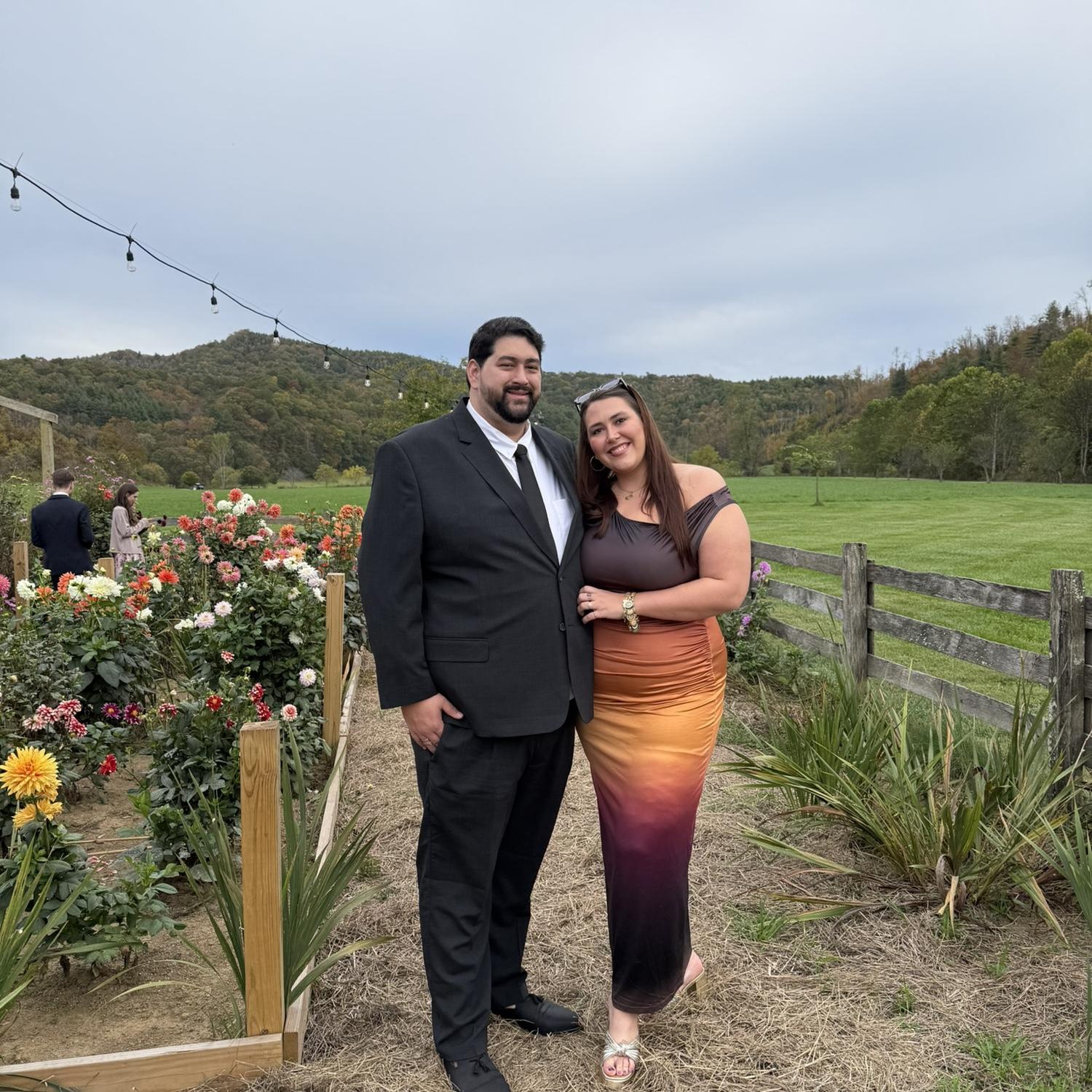 Our friends, Sharon and Miller, wedding!