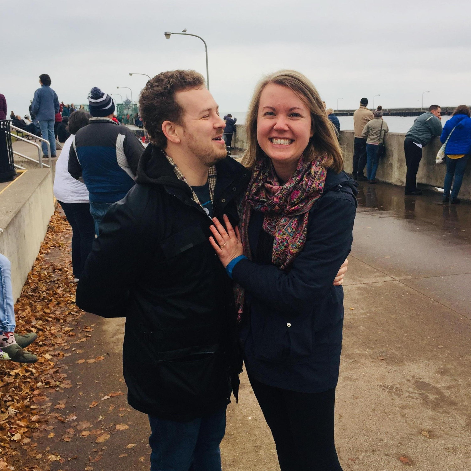 Post proposal! Taken by the Liftbridge in Duluth, MN