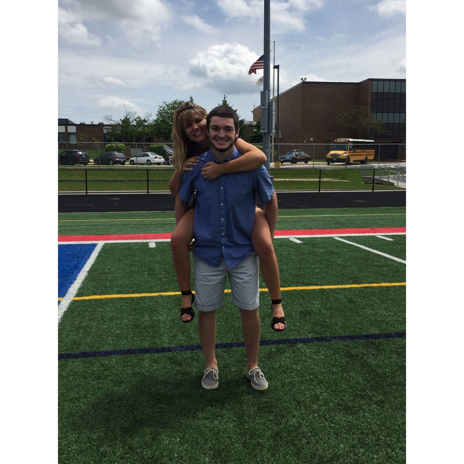 5.27.2016 - Last day of high school at GBS! Ryan was off to Minnesota, and Anna was headed to Loyola!