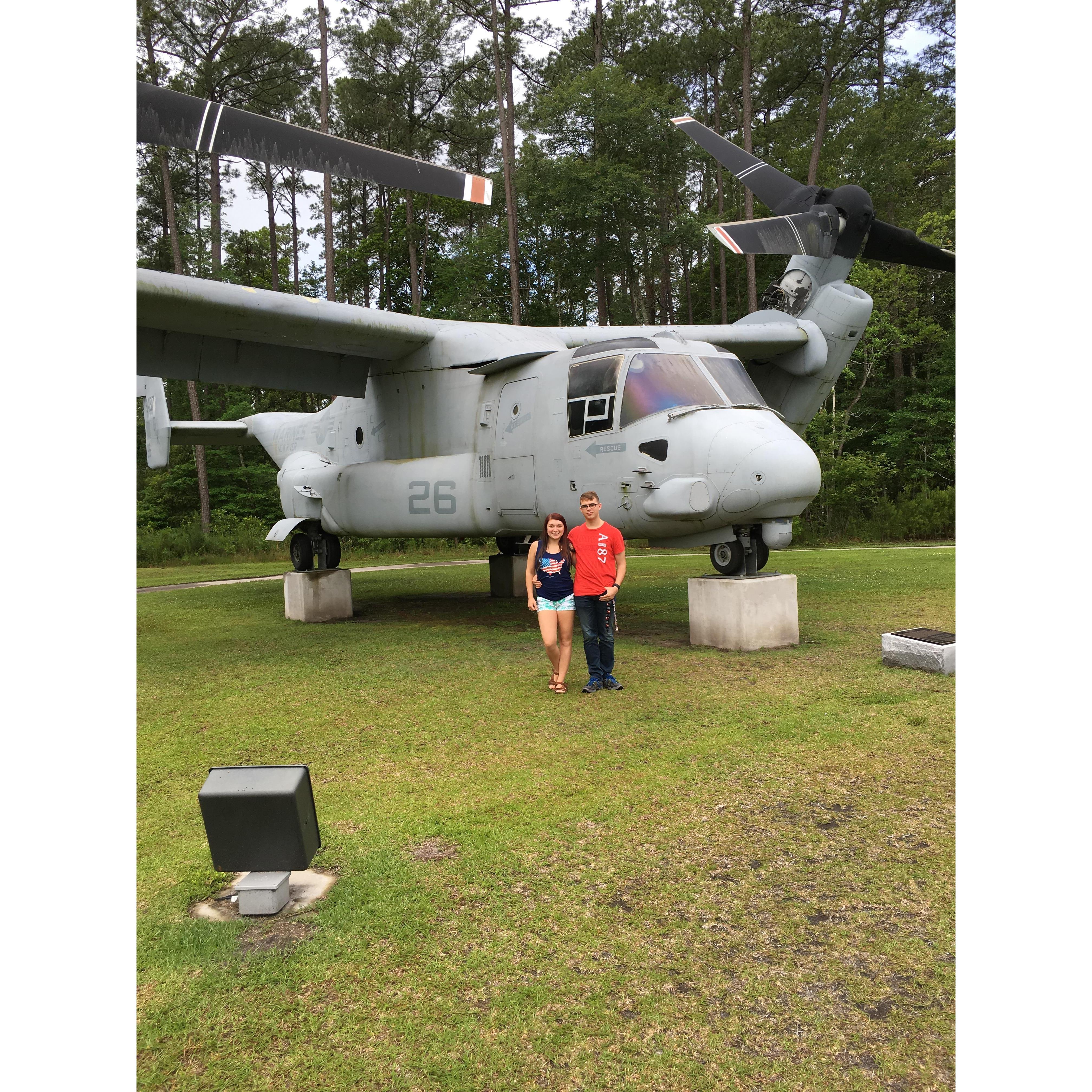 This is the aircraft Bryce works on- the Osprey!