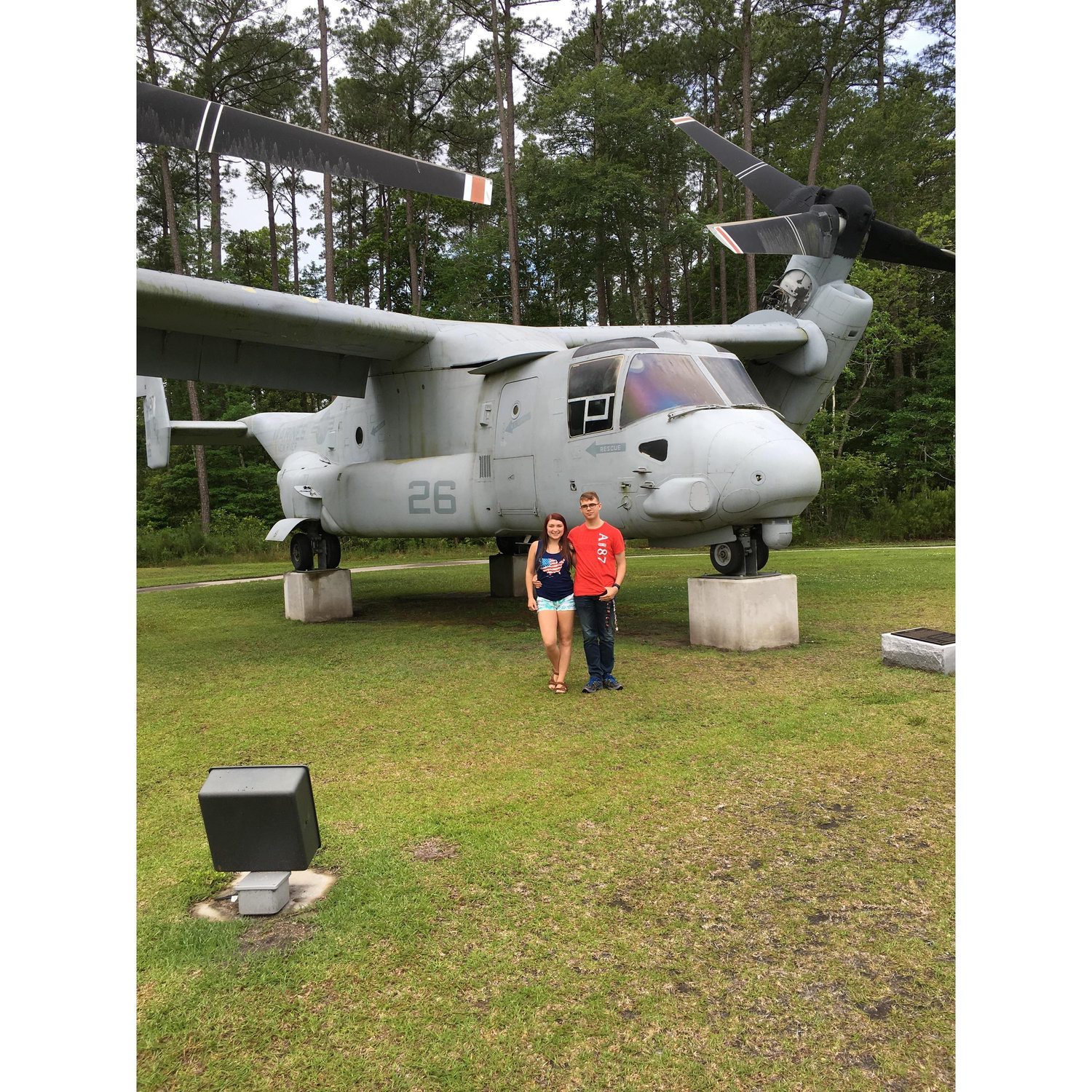 This is the aircraft Bryce works on- the Osprey!
