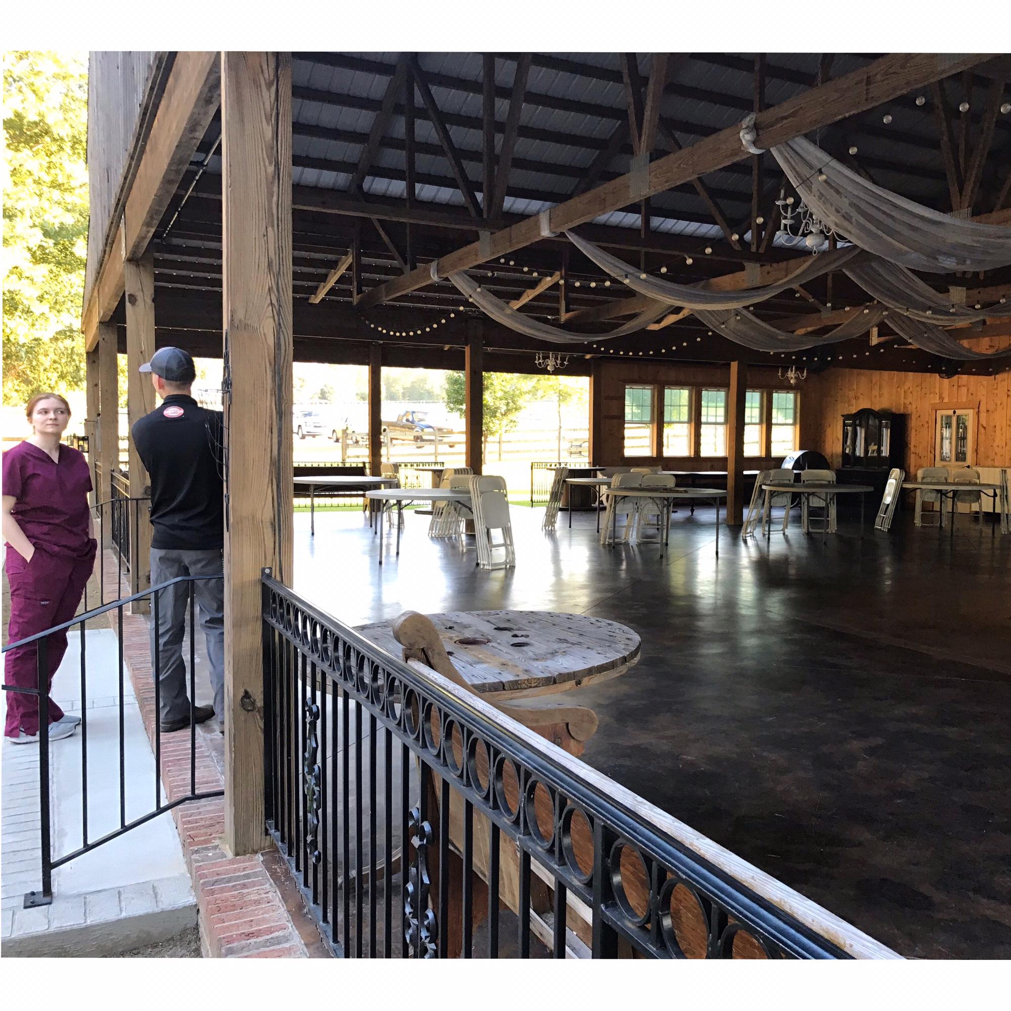 Touring our venue, The Ashton Cole Place, September 23, 2019.