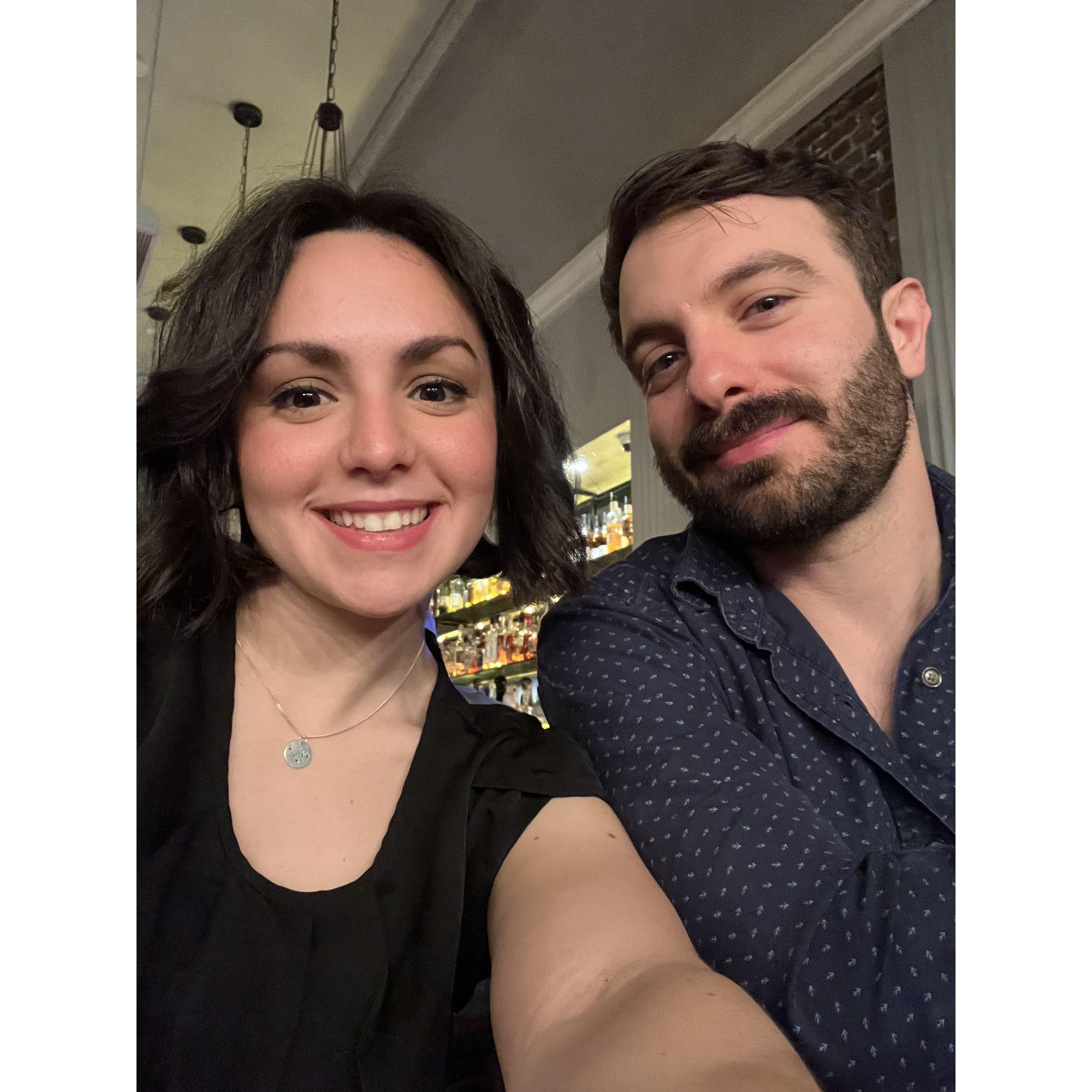 Fancy dinner Charleston trip <3