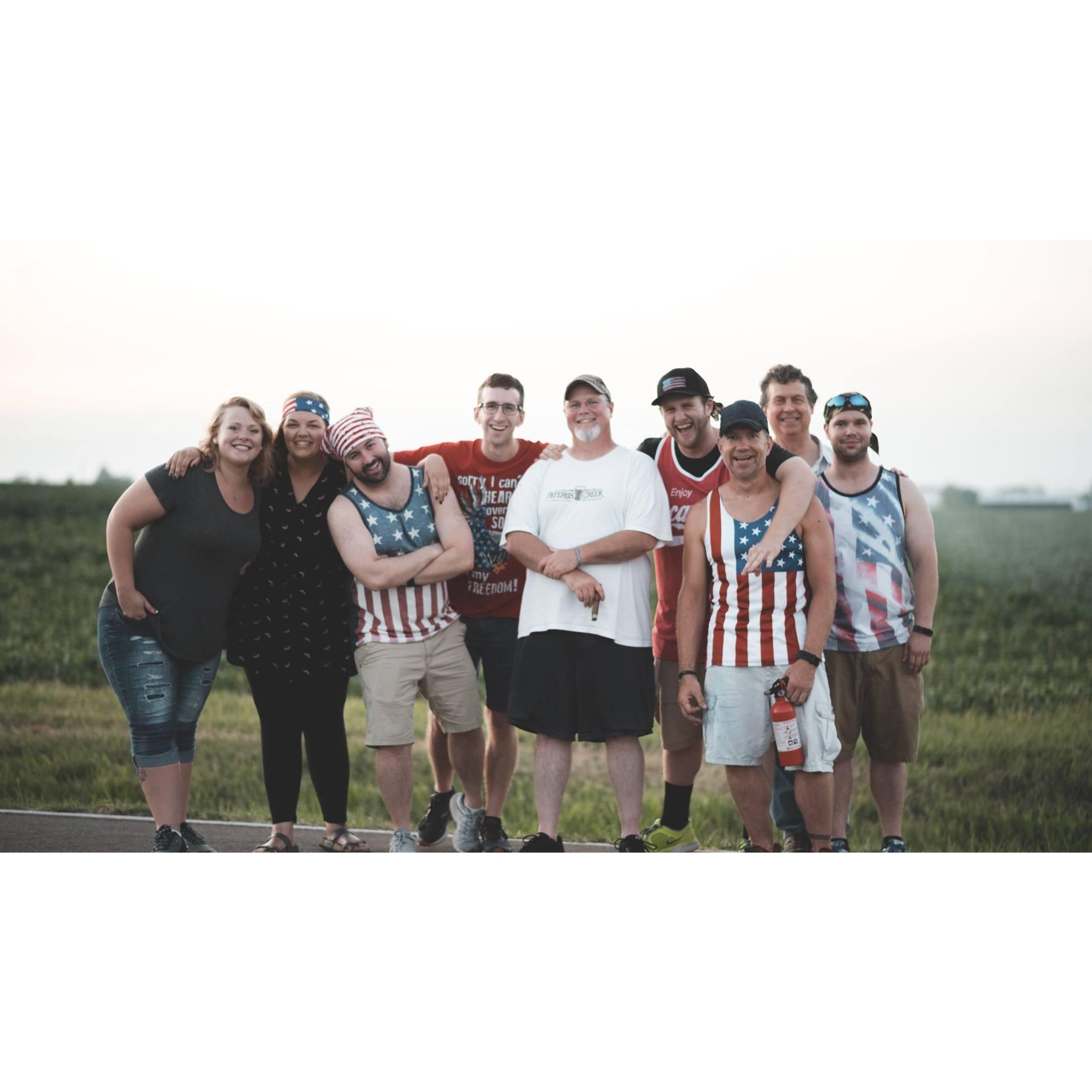 Fourth of July celebration before we officially started dating.