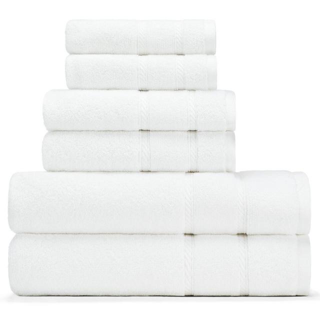 Belle Haven 6 Piece Cotton Towel Set