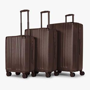 Ambeur 3-Piece Luggage Set in Walnut