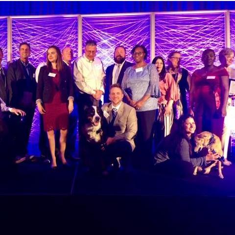 We had two Therapy pups selected as Healthcare Hero nominees - the place erupted in one giant howl when our canine buddy Bear brought the title (and Award) home for 2019.