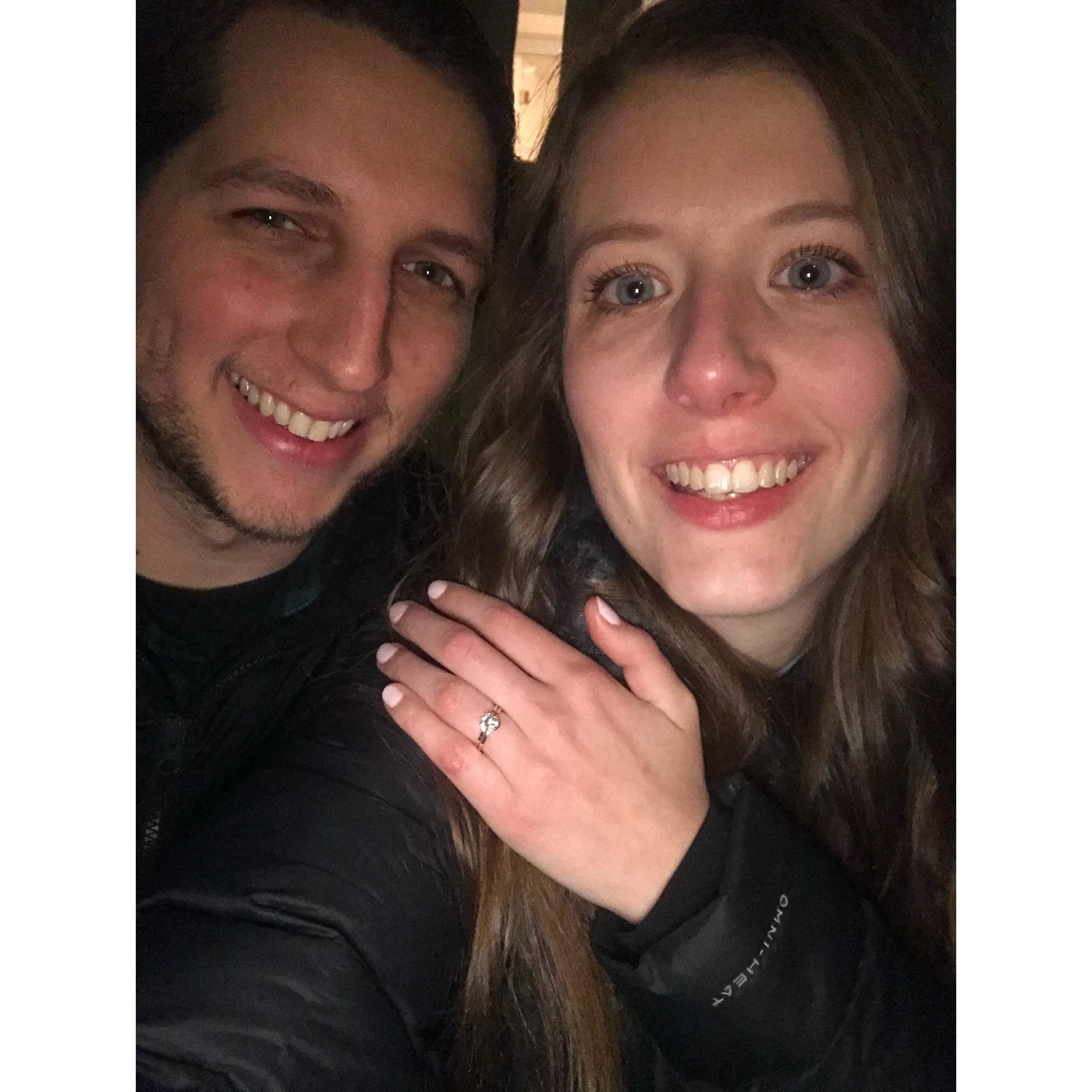Our engagement 1/4/19 - Allston MA