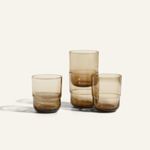 Our Place Short (12 oz.) Night & Day Glasses, Dusk (Set of 4)