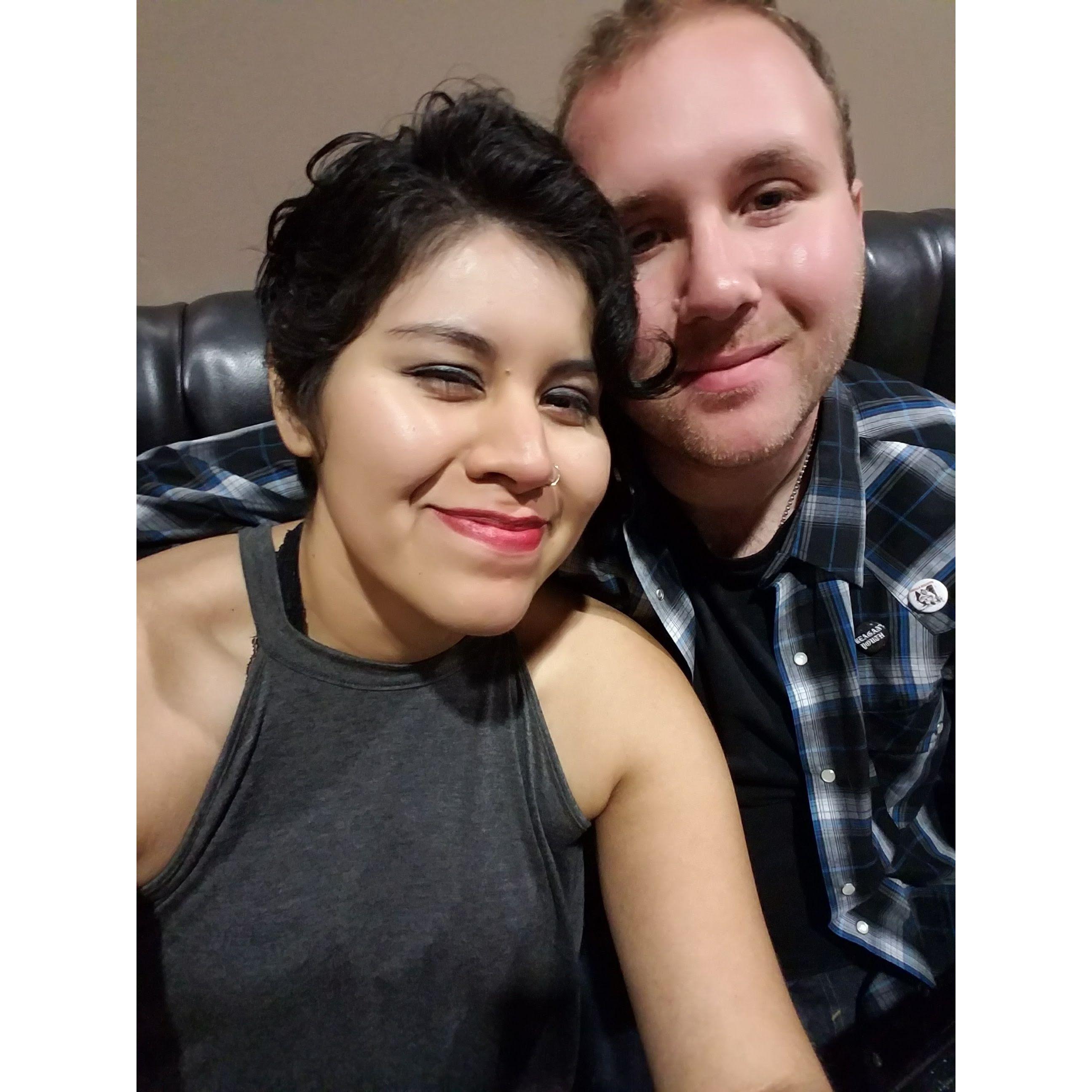 From one of our first dates. Taken in San Antonio in November 2016