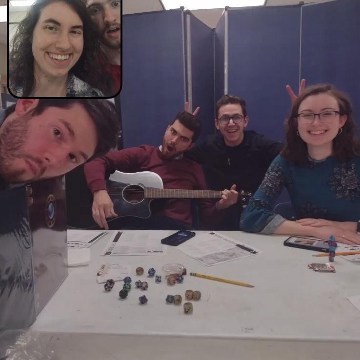 12/07/2023 - Despite having crossed paths numerous times in college, Ana and Michael did not really get to know each other until playing D&D with friends. This is their first picture together, before Michael took his mother's advice to "get to know more women" and proceeded to make the best decision of his life.